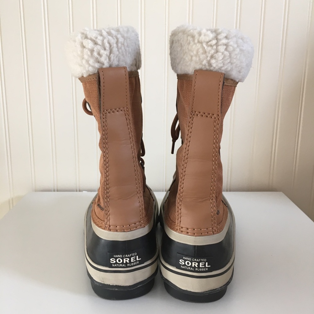 Sorel women's brown black Winter Carnival waterproof boots size 9 GUC - Picture 5 of 11